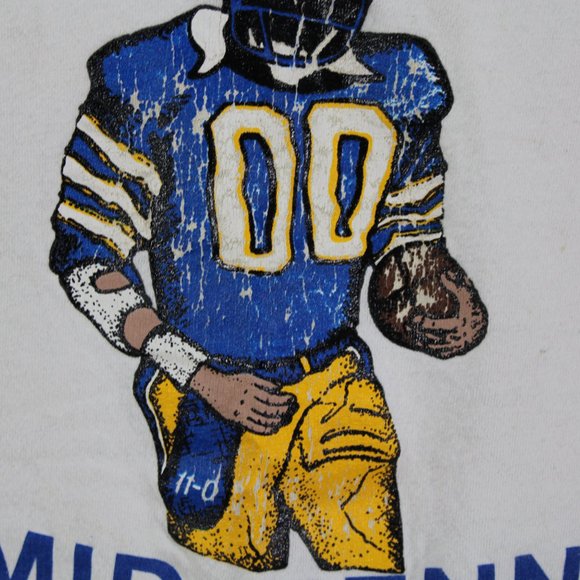 Vintage Graphic T-shirt - Raiders 1989 Mid Penn Division 2 Champions - Men's L - Picture 3 of 8